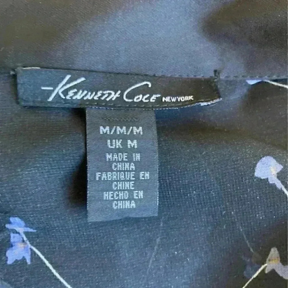 Kenneth Cole New York sheer blouse - Picture 3 of 3